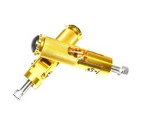DIQXLGS Accessoires Universels Pour Moto CNC Aluminium Pliants Repose Pieds Pédales Arrière Scooter Tout Terrain (Or)