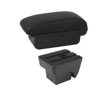 DIQXLGS Accoudoir Auto Pour SEAT Pour ARONA Pour Seat Pour Ibiza Boîte D'accoudoir Avec USB Boîte D'accoudoir Centrale(B2 ligne noire 3USB)