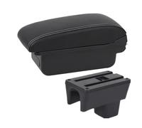 DIQXLGS Accoudoir Pour Suzuki Pour Swift 2005-2021 2022 2023 2024 Accoudoir Voiture Accessoires Auto Détails Intérieurs Boîte De Rangement(A3 Black white NO USB)