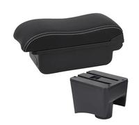 DIQXLGS Accoudoir Pour VW Pour POLO Boîte D'accoudoir Pour VW POLO Pour Mk5 6R Pour Vento Accoudoir De Voiture 2010-2018(A3 Black white NO USB)