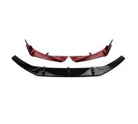 DIQXLGS Aileron Avant Pare-Chocs Lip pour Accord 2018-2020 10th Génération Inférieur Blanc Coin Latéral Splitter Couverture D'Entrée(Rouge)