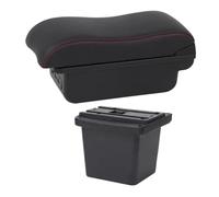 DIQXLGS Boîte À Accoudoir Auto Pour Hyundai Pour Elantra Pour Touring I30 FD I30cw 2007 2008 2009 2010 2011 Accoudoir Boîte De Rangement(C2 Ligne rouge)