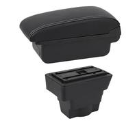 DIQXLGS Boîte À Accoudoir Auto Pour Opel Pour Astra J 2012 2013 2014 2015 2016 2017-2023 Console Centrale Boîte De Rangement USB(Ligne blanche B1)