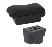 DIQXLGS Boîte D'accoudoir Central Pour Kia Rio 3 2011-2016 Boîte Intérieure Pièces Auto Accoudoir Cuir Console Centrale Rangement USB(Ligne noire C2)