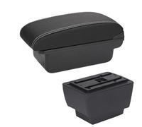 DIQXLGS Boîtier D'accoudoir Auto Pour S&koda Pour Fabia Accoudoir Pour Fabia 3 III 2015-2021 Boîte De Rangement Pour Pièces De Retrofit(C3 Noir blanc SANS USB)