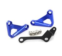 DIQXLGS Caches De Repose-pieds Arrière Pour Y&amaha MT-07 MT07 Pour Y-AMT FZ-07 MT 07 2014-2025 Pédaies Crochet De Course Moto(Bleu)