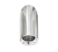 DIQXLGS Embout De Silencieux D'échappement En Acier Inoxydable Pour Série 3 320i 330i 325i 2018 2019 2020 Accessoires Automobiles(Argent,1 PCS)