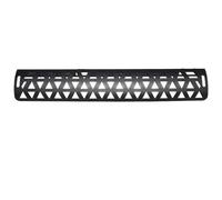 DIQXLGS Embout D'échappement Rond Noir En Alliage D'aluminium Pour Land Rover Pour Defender 90 110 130 2020 2021 2022 2023 2024 2025(Protective netting)