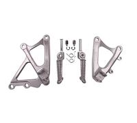 DIQXLGS Ensemble De Supports De Repose-pieds Avant Pour Moto Pour Yamaha Pour YZF R1 Pour YZFR1 2009 2010 2011 2012 2013 2014(Argent)