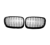 DIQXLGS Grille De Course Noir Brillant Pare-chocs Avant Voiture Calandre Rénale Pour X5 X6 E70 E71 2007-2013 51137157688