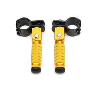 DIQXLGS Moto 1 Paire Pédales Pied Moteur Électrique Pédales Rabattables Pédale Enfant Pédale Pliante Pour Scooter Et Moto Électrique(Or)