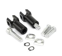 DIQXLGS Moto 2.25" Repose-pieds Passager Support Monture Clevis Kit Pour Harley Pour Softail Fat Boy Pour Heritage 2000-2006(NOIR)