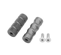 DIQXLGS Motocyclette CNC Universel M6 Pédale Vitesse Course Levier Pédale Frein Cale Pieds Motocyclette Repose-pieds Cale-pied Aluminium(GRIS)