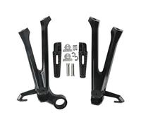 DIQXLGS Pédales Repose-Pieds Arrière Passager Moto Pour Suzuki GSXR GSX-R 600 750 2011 2012 2013 2014 2015 2016-2022(NOIR)