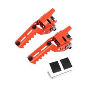 DIQXLGS Pour Africa Pour Twin CRF1000L CRF1100L CRF 1000 L 2016-2023 Reposapiés Tout Terrain Rabattables Reposapiés Réglables Universels(Orange)