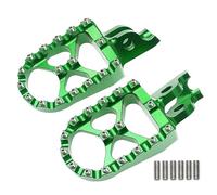 DIQXLGS Pour CR 125 250 150R CR250R CRF 150R 250R 450R 250 450 X RX L M 2002-2023 Motocyclette Repose Pieds CNC Pédales(Vert)