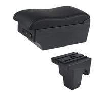 DIQXLGS Pour F&ord Pour Focus 3 Mk3 2011 2012 2013 2014-2020 Boîte D'Accoudoir Voiture Repose-bras Console Centrale De Rangement(Ligne noire E2)