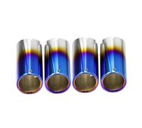 DIQXLGS Pour G07 X7 G06 X6 G05 X5 M40i M50i 2019 2020 2021 2022 2023 2024 Embout D'échappement En Acier Inoxydable(Bleu)