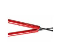 DIQXLGS Pour Galloper Pour Elan 1989-1995 Modifier Vérins De Levage Capot À Gaz Amortisseur Choc(Red carbon fiber)