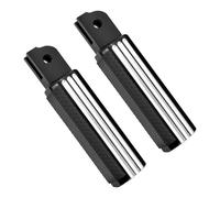 DIQXLGS Pour Harley Pour Softail Pour Street Bob 114 Low Pour Rider Pour Standrad 2018-2023 Motocyclette repose-pied avant conducteur.(Noir Blanc)
