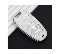 DIQXLGS pour Hyundai pour Solaris pour Sonata pour Hybrid pour Nexo pour Grand pour Santa Fe 2020-2023 Coque Clé Voiture 6 Boutons(Blanc,Un)