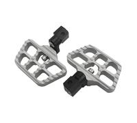DIQXLGS Pour Indian Pour Scout Pour Bobber Pour Twenty Pour Sixty ABS Repose-pieds Avant Cale-pieds Réglables 360 Degrés Repose-pieds Pivotants Rest(Noir Argent)