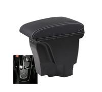 DIQXLGS Pour Kia Rio 3 Boîte D'accoudoir Pour Kia Rio III 2011 2012 2013 2014 2015 2016 Boîte De Rangement Auto Accoudoir Central Cuir PU(Cuir véritable B3)