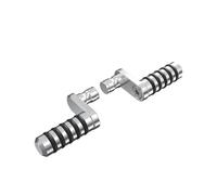 DIQXLGS Pour MV Pour Agusta Pour Brutale 750 989 910 920 990 1078 1090 Pour Agusta F4 Pédale Frein Moto Aluminium Levier Vitesse Repose-pied(Argent)