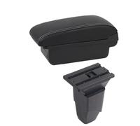 DIQXLGS Pour Peugeot 206 Boîte D'accoudoir Pour Peugeot 206 207 CC Cabrio Boîte De Rangement D'accoudoir Auto(A1 Noir blanc NOUSB)