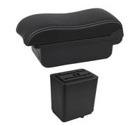 DIQXLGS Pour Peugeot Pour Partner Tepee Accoudoir Pièces De Rétrofit Boîte De Rangement Auto Chargeur USB Interface(Ligne blanche B2)