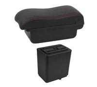 DIQXLGS Pour Peugeot Pour Partner Tepee Accoudoir Pièces De Rétrofit Boîte De Rangement Auto Chargeur USB Interface(B2 Red Lin)