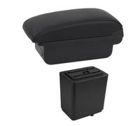 DIQXLGS Pour Peugeot Pour Partner Tepee Accoudoir Pièces De Rétrofit Boîte De Rangement Auto Chargeur USB Interface(Ligne noire B1)
