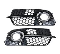 DIQXLGS Pour Q5 Sport S-line 2013-2017 Grille De Protection Pour Phares Antibrouillard Avant Voiture Style Nid D'abeille Cadre Latéraux DIQXLGS(Gauche et Droite)