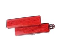 DIQXLGS pour R&enault pour Trafic 2001-up pour Master 1999-2010 LED Réflecteur De Pare-Chocs Arrière Feu Arrière Rouge 2 Pièces