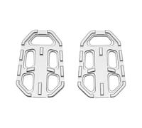 DIQXLGS Pour R1200GS G310GS S1000XR F850GS F750GS R Nine T Pour Scrambler Pour Urban Motorcycle Billet Wide Foot Pegs Rest Footpegs(Argent)