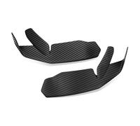 DIQXLGS pour RS660 RS 660 Rs660 2020-2024 Motocyclette Winglet Kit Aérodynamique Aileron Latéral Spoiler Jupe Inférieure Aileron Avant(Fibre de Carbone)