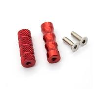 DIQXLGS Pour S1000R S1000RR HP4 Aluminium CNC Motocyclette Petits Repose Pieds Cale Pédales Accessoires Ensemble(ROUGE)