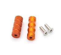 DIQXLGS Pour S1000R S1000RR HP4 Aluminium CNC Motocyclette Petits Repose Pieds Cale Pédales Accessoires Ensemble(Orange)