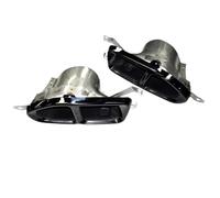 DIQXLGS Pour Série 7 G11 G12 730 740 750 2016 2017 2018 Édition Sport Modification Du Pot D'échappement M760 À Embout Carré Quadruple(NOIR)