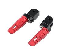 DIQXLGS Pour Shotgun 650 Pour Hunter 350 Pour INTERCEPTOR 650 Pour CONTINENTAL 650 GT650 Pédaie Avant Conducteur Repose-pieds Pédales(ROUGE,UN)