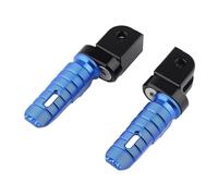 DIQXLGS Pour Shotgun 650 Pour Hunter 350 Pour INTERCEPTOR 650 Pour CONTINENTAL 650 GT650 Pédaie Avant Conducteur Repose-pieds Pédales(Bleu,UN)