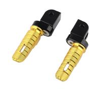 DIQXLGS Pour Shotgun 650 Pour Hunter 350 Pour INTERCEPTOR 650 Pour CONTINENTAL 650 GT650 Pédaie Avant Conducteur Repose-pieds Pédales(Or,UN)