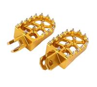 DIQXLGS Pour Suzuki DRZ400 DRZ400S DRZ400SM DRZ400E Repose-pieds De Moto Renforcés En Aluminium Pour Tout-terrain Et Aventure(Or)