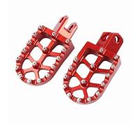 DIQXLGS Pour Suzuki DRZ400S DRZ400SM DRZ400 DRZ 400 400S 400SM RM125 RM250 RM250Z RMX2400S RM250Z RMX250 Repose-pieds Pattes de pied Pédales Cale-pieds(ROUGE)