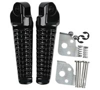 DIQXLGS Pour Suzuki GSXR600 GSXR750 1996-2005 Pour GSXR1000 2001 2002 2003 2004 GSXR 600 750 1000 Pédales Arrière De Moto Repose Pieds(NOIR)