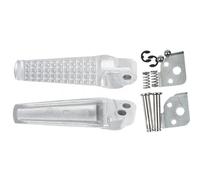 DIQXLGS Pour Suzuki GSXR600 GSXR750 1996-2005 Pour GSXR1000 2001 2002 2003 2004 GSXR 600 750 1000 Pédales Arrière De Moto Repose Pieds(BLANC)