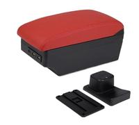DIQXLGS Pour Suzuki Pour Baleno Boîte D'accoudoir Accessoires De Modification De Console Centrale Porte-gobeille Interface USB(C4 red 7USB)