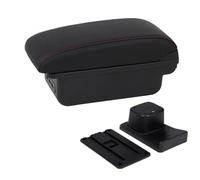 DIQXLGS Pour Suzuki Pour Baleno Boîte D'accoudoir Accessoires De Modification De Console Centrale Porte-gobeille Interface USB(B1 ligne rouge 3USB)