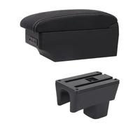 DIQXLGS Pour Suzuki Pour Swift 2005-2019 2020 2021 2022 2023 Boîte À Accoudoir Console Centrale Intérieur Voiture Boîte De Rangement(Ligne blanche E1)