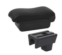 DIQXLGS Pour Suzuki Pour Swift Boîtier D'Accoudoir 2005-2023 2024 Accoudoir Voiture Surface Courbe Boîte De Rangement Voiture(Ligne noire A2 Pas d'USB)